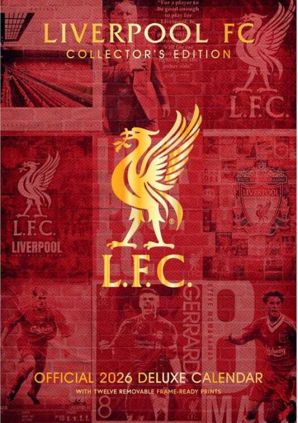 Liverpool FC 2026 A3 Deluxe Kalender