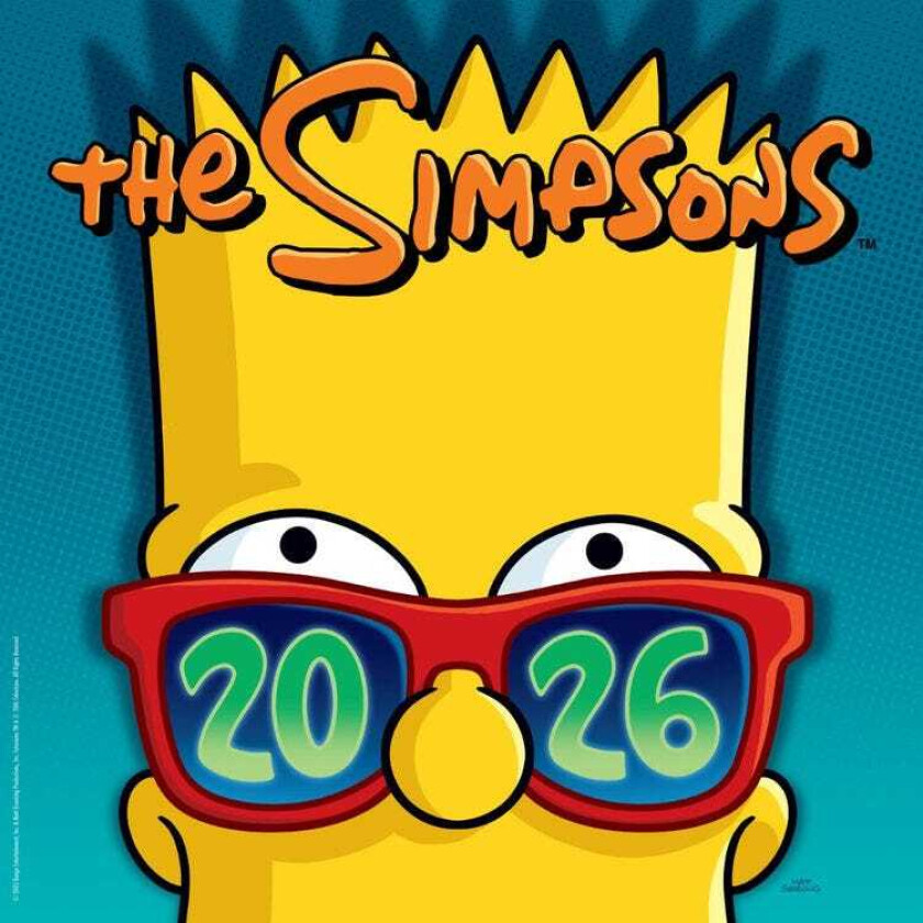 The Simpsons 2026 Square Kalender