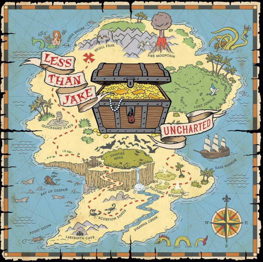 Less Than Jake Uncharted LP/Vinyl