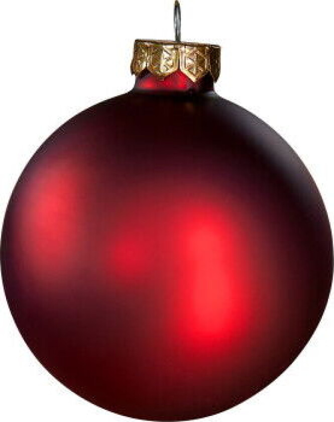 Elize julekule vinrød