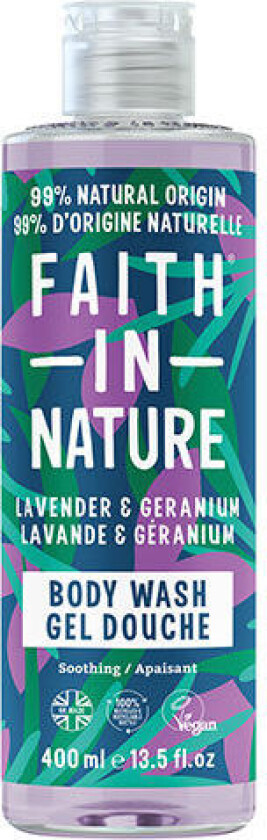 Showergel Lavendel Faith In Nature - 400 ml