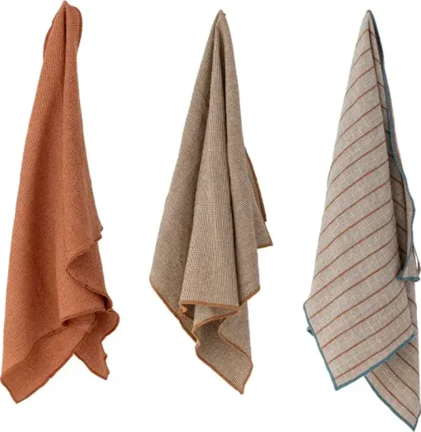Treviso Kjøkkenhåndkle Sett av 3 Bomull
