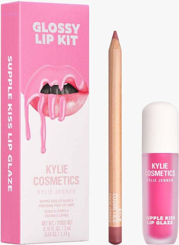 Glossy Lip Kit (Farge: candy pink)