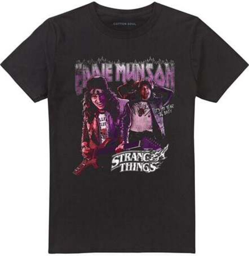T-skjorte - Eddie Munson 1986 - S til 5XL - Unisex - svart