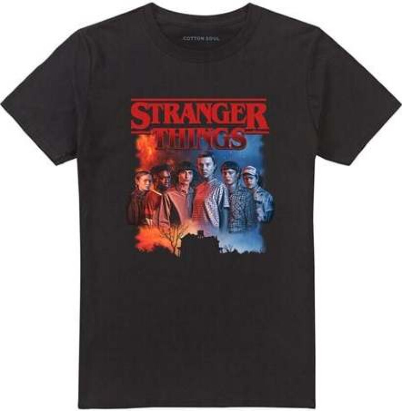 T-skjorte - Hawkins Creel House - S til 5XL - Herrer - svart