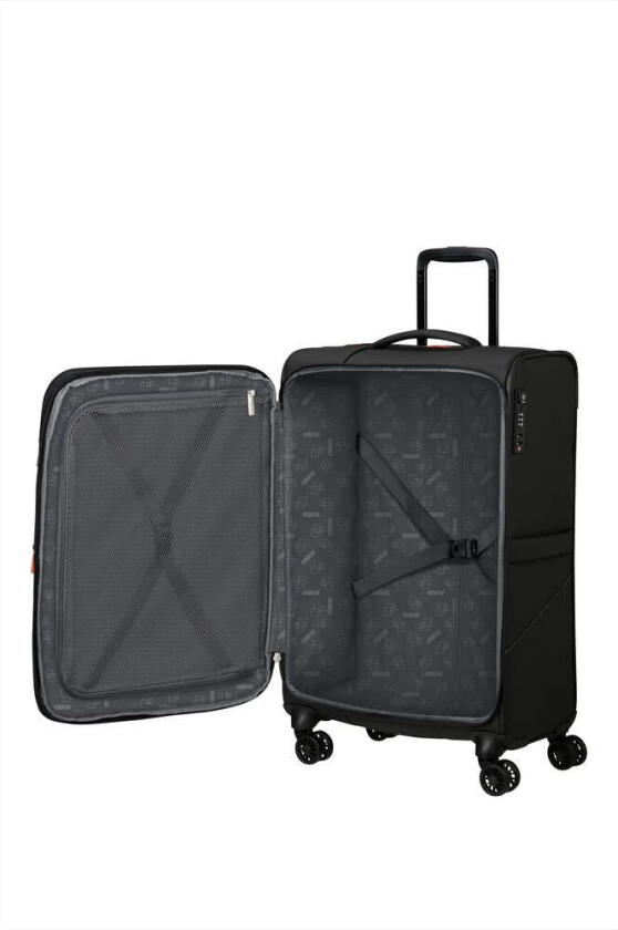 SummerRide utvidbar medium koffert 69 cm Black