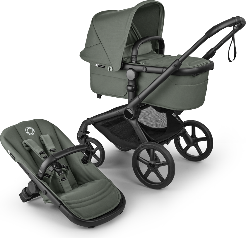 Fox 5 Renew Complete Barnevogn Med Kalesje Forest Green Forest Green-OS Grønn One Size 0-48 Months Unisex