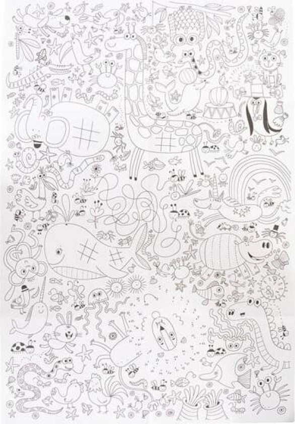 Giant Tablecloth for Coloring 98x68cm