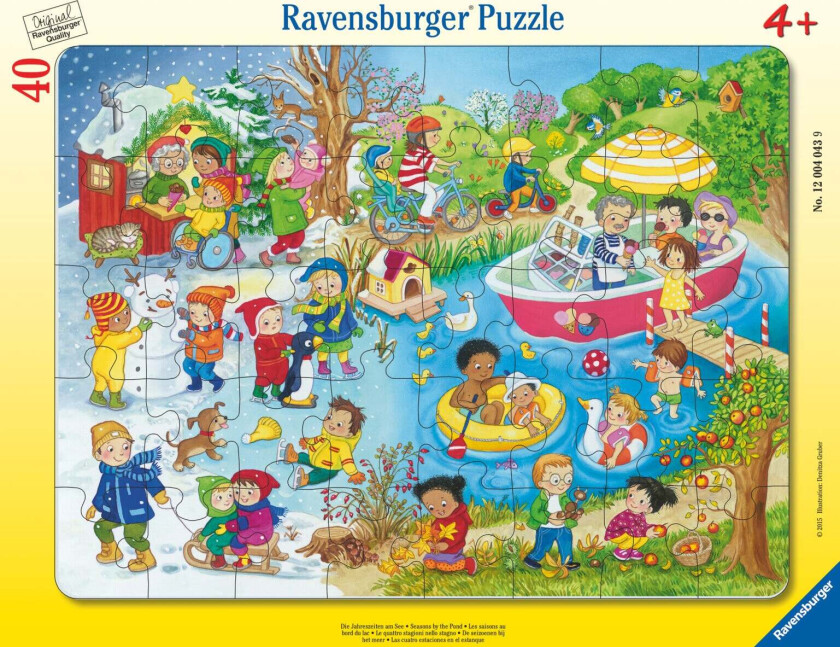 Puslespill 40 Årstidene Ravensburger