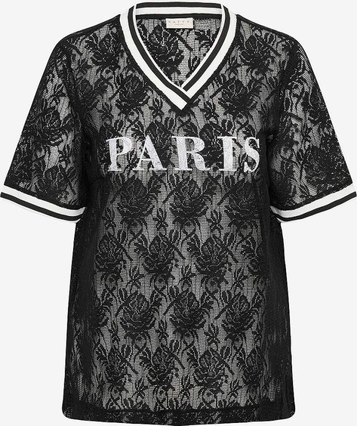 Topp kcLaris Lace - Svart