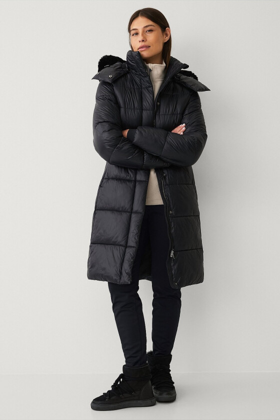Parka Gold Warm Parka w Detachable H - Svart