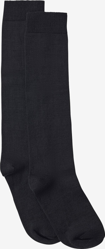 Knestrømper i merinoull 2-pakning - Svart