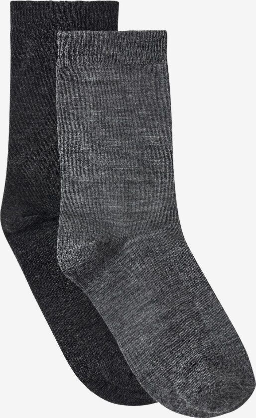 Sokker i merinoull 2-pakning - Grå