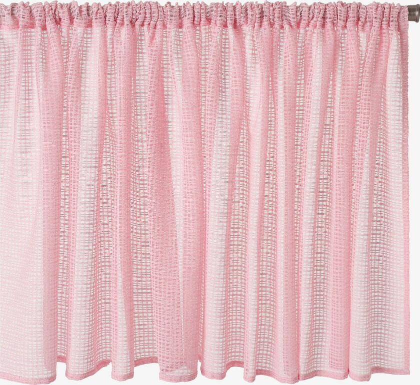 Gardinkappe / kafégardin Edda - Rosa