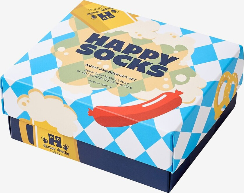 Sokker 2-pack Wurst And Beer Socks Gift Set - Flerfarget