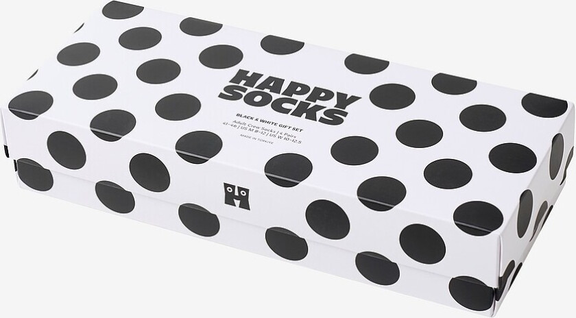 Sokker 4-pack Black And White Socks Gift Set - Flerfarget