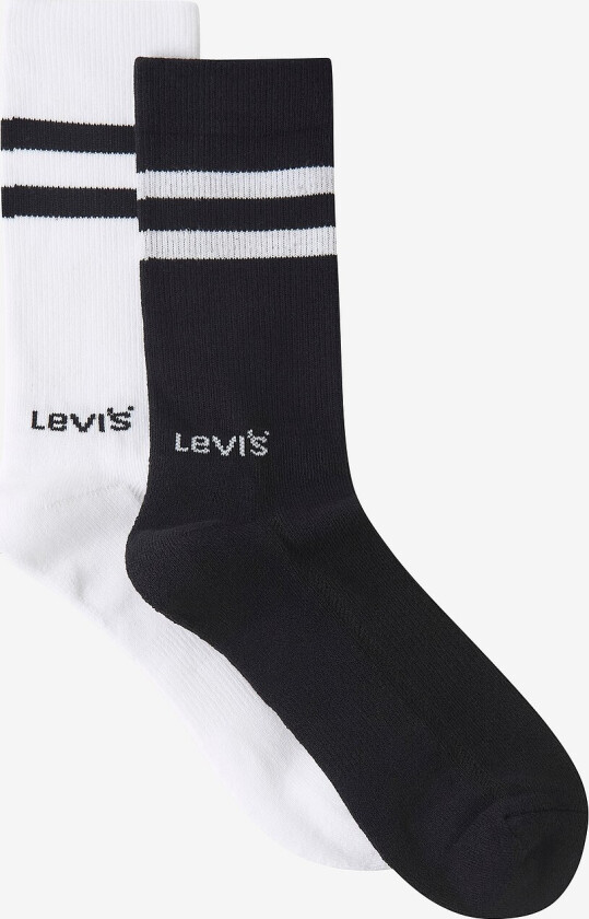Sokker Levis Regular Cut Sport S 2-pakning - Svart