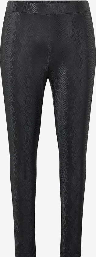 Leggings Emana, Long, PU Leggings - Svart
