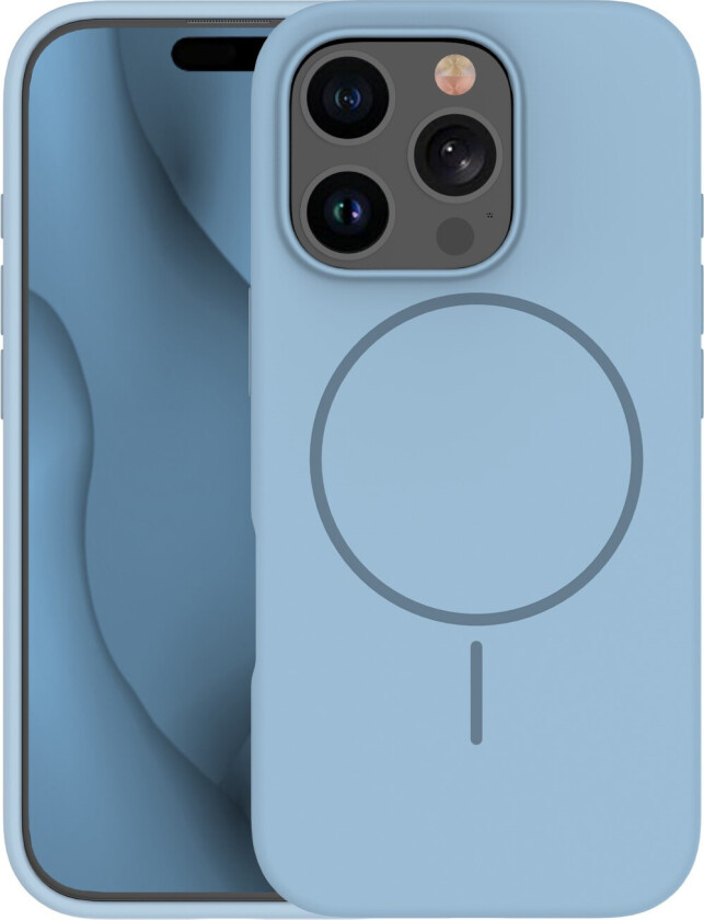 Silikone Thin Mag Cover til iPhone 17 - Lyseblå