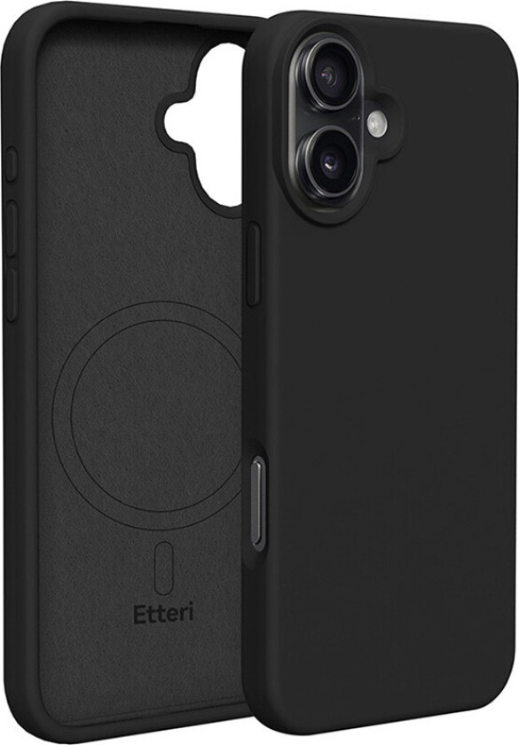 Etteri Silikone Mag Cover til iPhone 17 Air - Sort