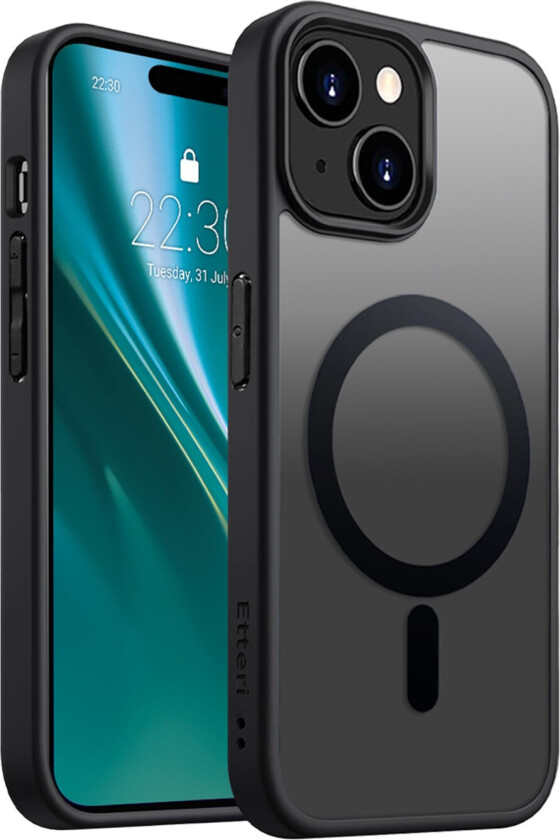 Etteri Matt Mag Cover til iPhone 17 Air - Sort