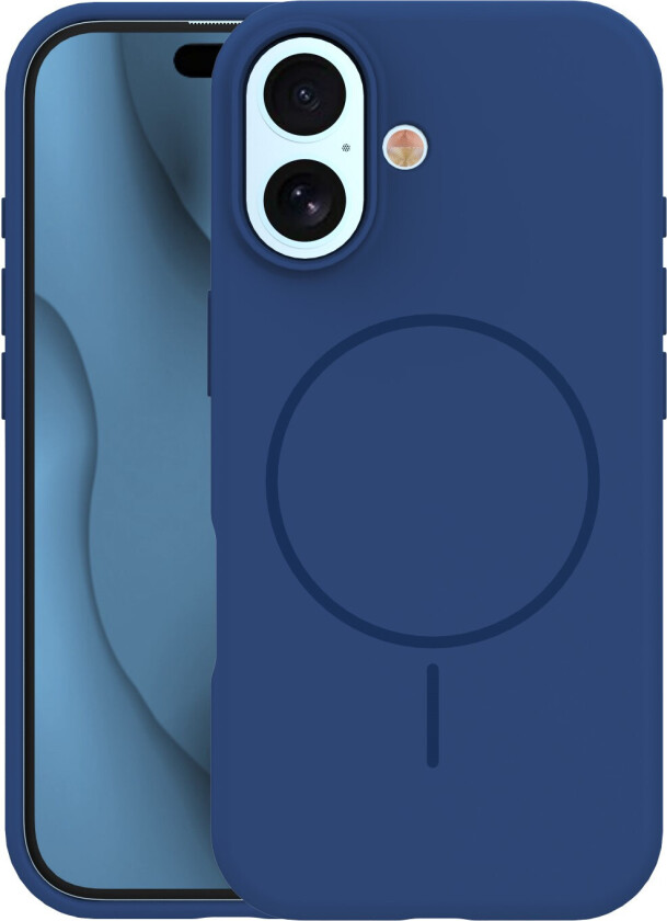 Silikone Thin Mag Cover til iPhone 17 - Navy Blå