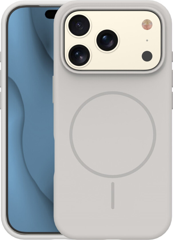 Silikone Thin Mag Cover til iPhone 17 Pro Max - Grå