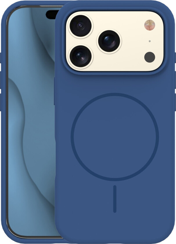 Silikone Thin Mag Cover til iPhone 17 Pro Max - Navy Blå