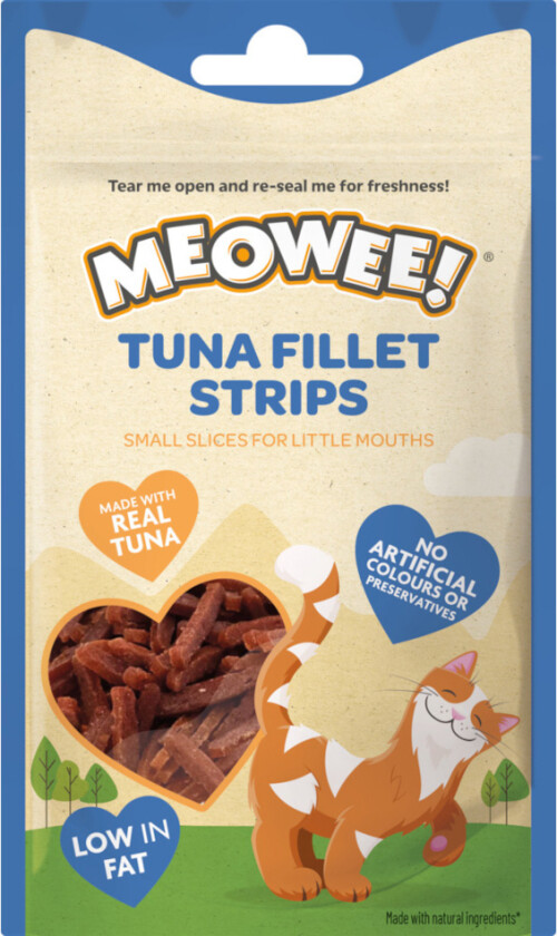 Tunfiskfiletstrimler - 35 g