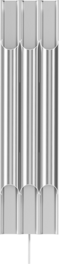 Pan 50 III vegglampe Aluminium