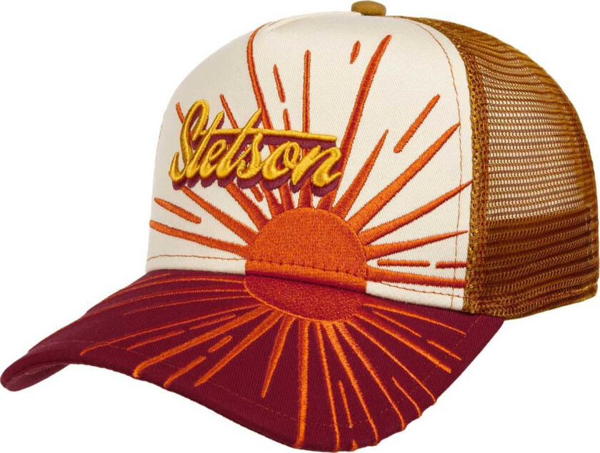 Rising Sun Trucker Cap Orange/Red