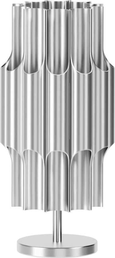 Pan 190 bordlampe Aluminium