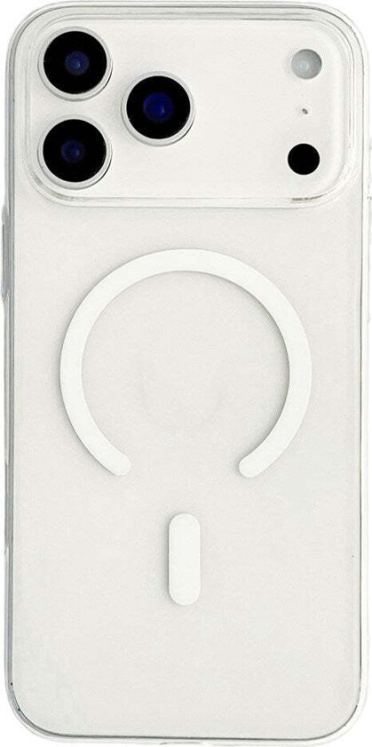 iPhone 17 Pro Hardt Plast Deksel - MagSafe Kompatibel - Gjennomsiktig