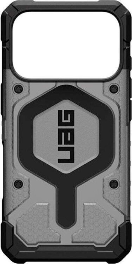 iPhone 17 Pro UAG Pathfinder Clear Deksel - MagSafe Kompatibel - Grå / Svart