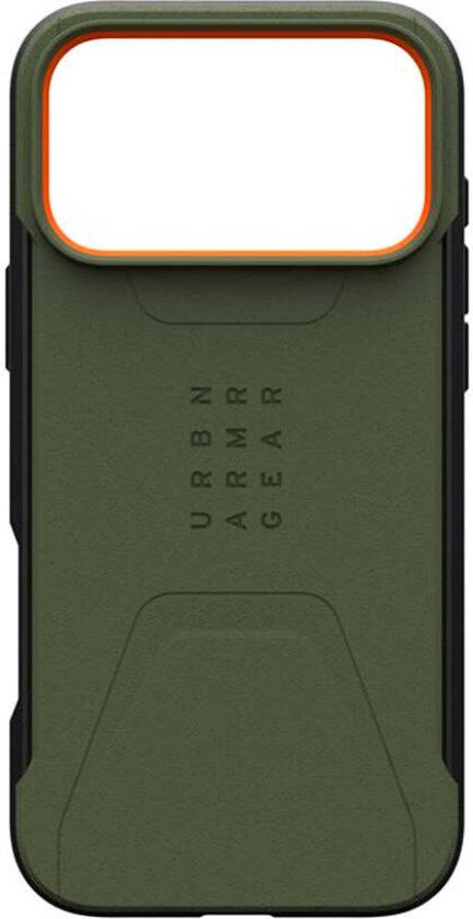 iPhone 17 Pro Max UAG Civilian Deksel - MagSafe Kompatibel - Grønn / Oransje