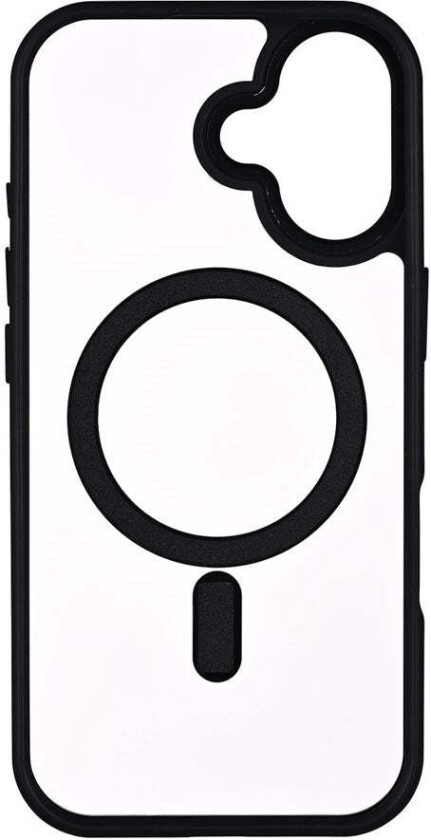 iPhone 17 Onsala Bumper Case - MagSafe Kompatibel - Gjennomsiktig / Svart