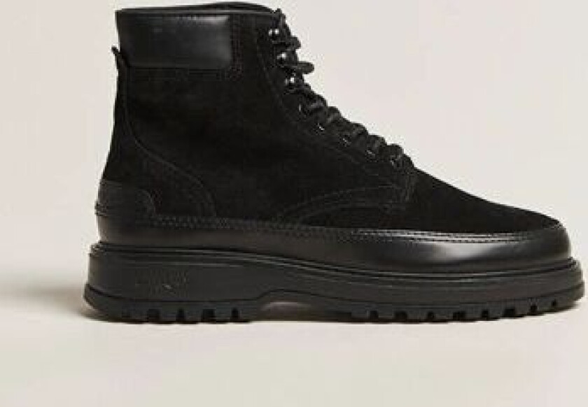 GANT Clafton Felt Lined Suede Boot Black