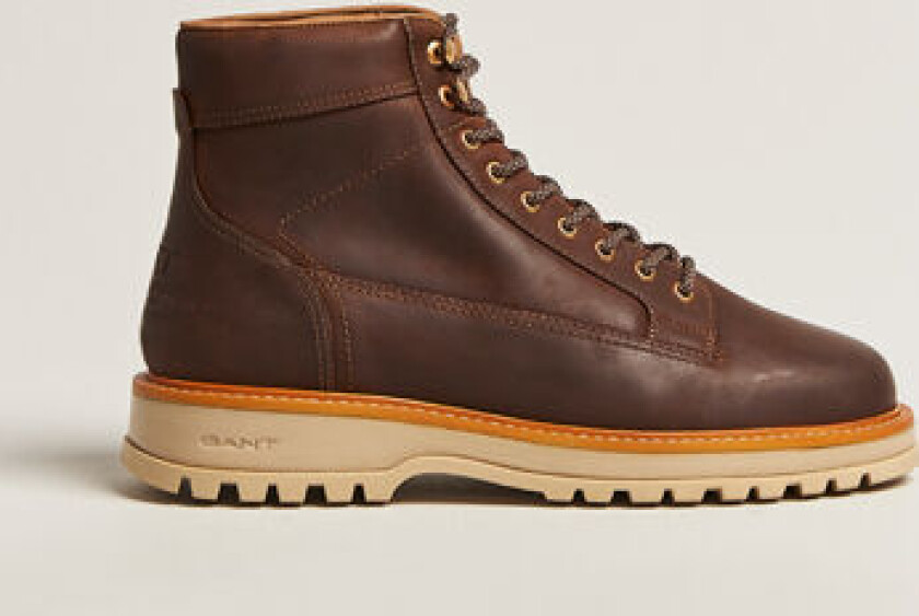 GANT Clafton Felt Lined Rough Leather Boot Tan