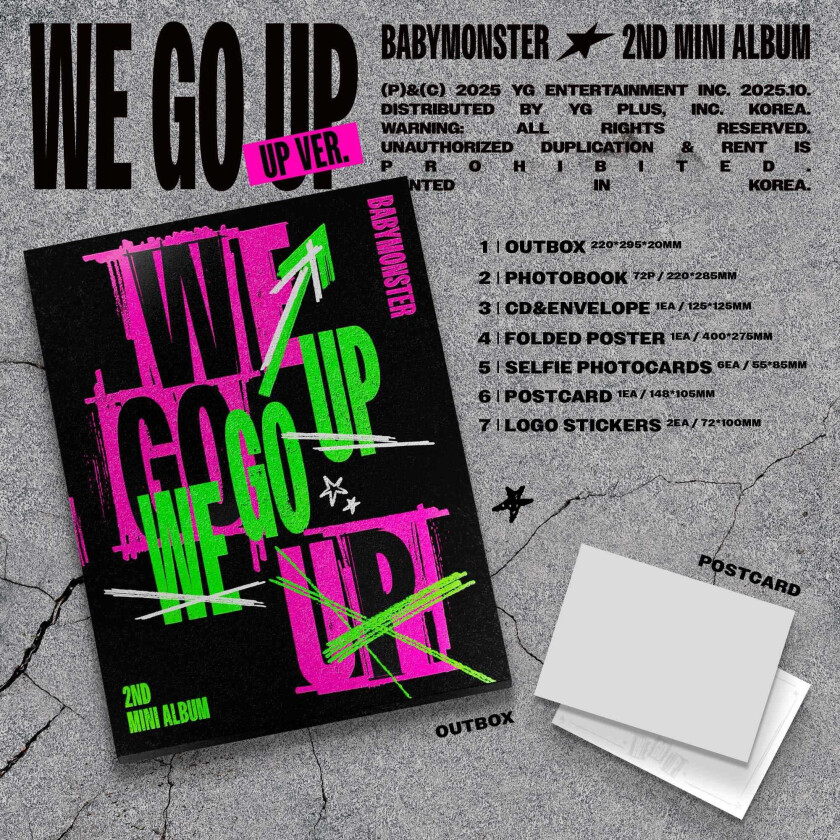 BabyMonster We Go Up CD