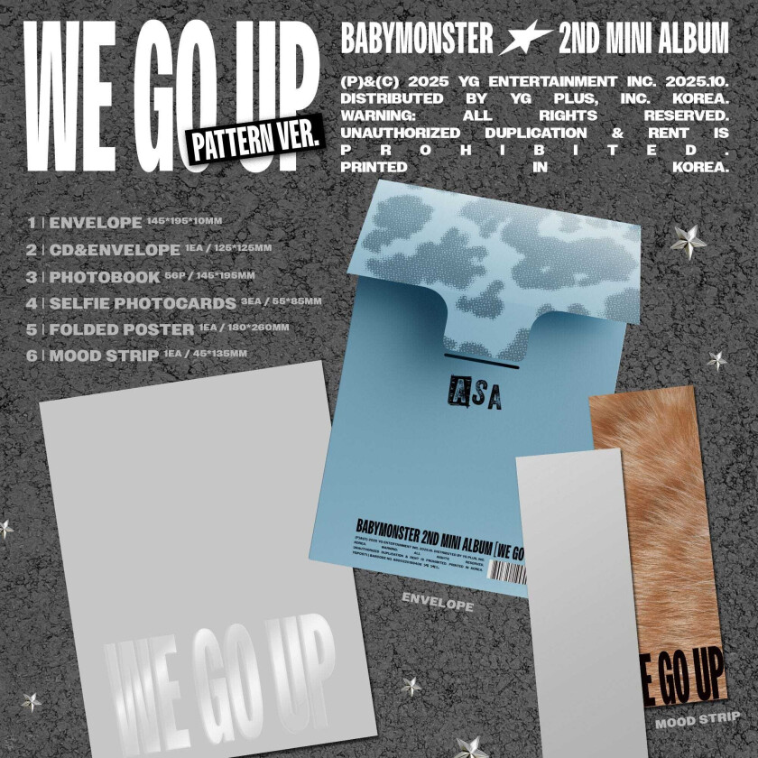 BabyMonster We Go Up CD