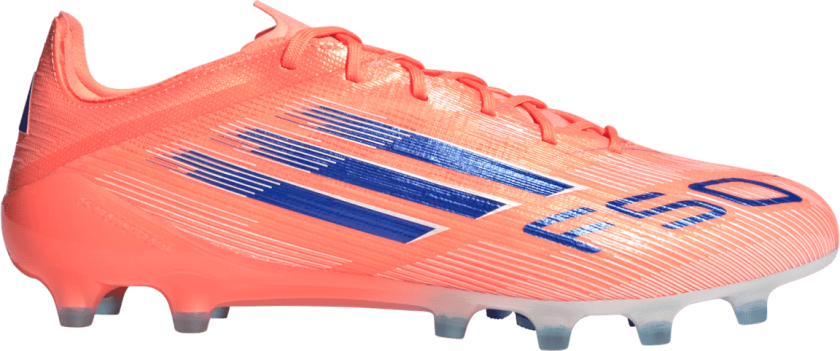 F50 Elite AG Coral Blaze - Oransje/Lucid Blue/Fottøy Hvit - Kunstgress (AG), størrelse 45⅓