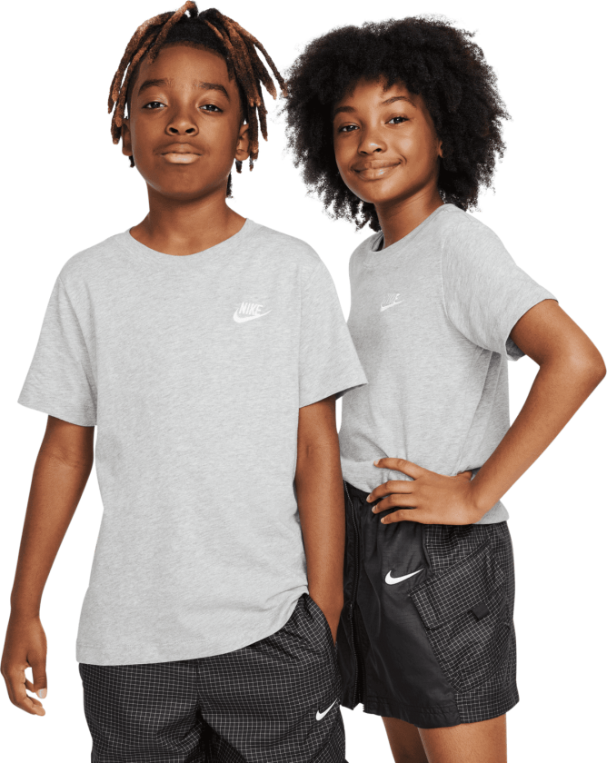 Sportswear Big Kids' T-Shirt, t-skjorte, barn DK GREY HEATHER