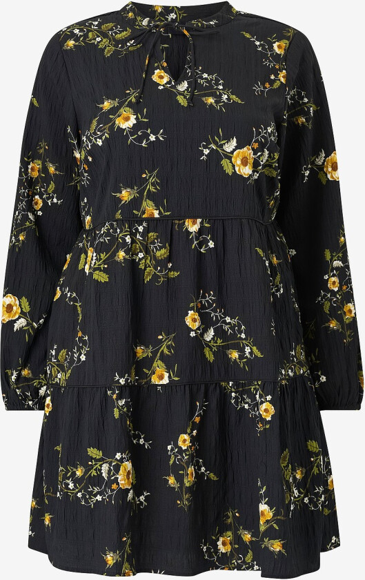 Kjole mWes L/S Abk Dress - Svart