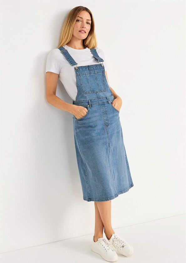 Dongerikjole i denim Aliana 54/56