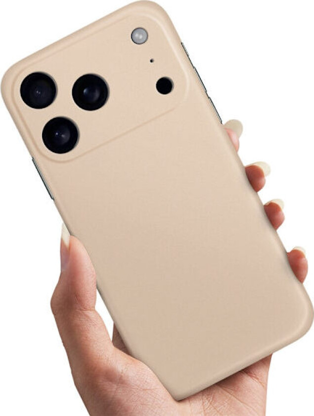 iPhone 17 Pro Max - Deksel/Mobildeksel Beige