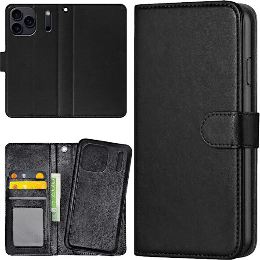 iPhone 17 Pro Max - Lommebok Deksel Svart