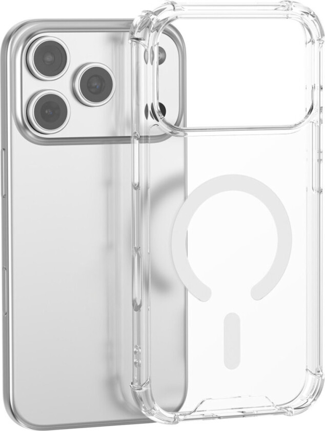 4Smarts Hybrid Ibiza Cover til iPhone 17 Pro Max - MagSafe Kompatibel - Transparent