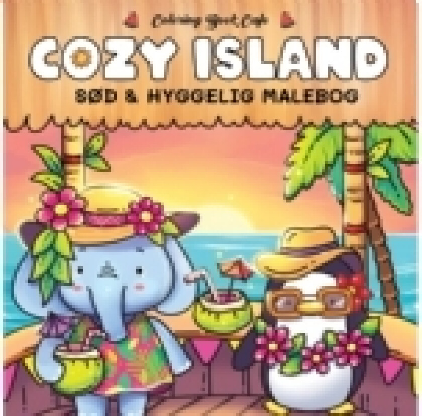 Malebog: Cozy Island - Cozy Coloring | Coloring Book Cafe