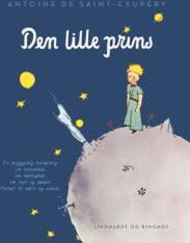 Den lille prins, mørkeblå hardback