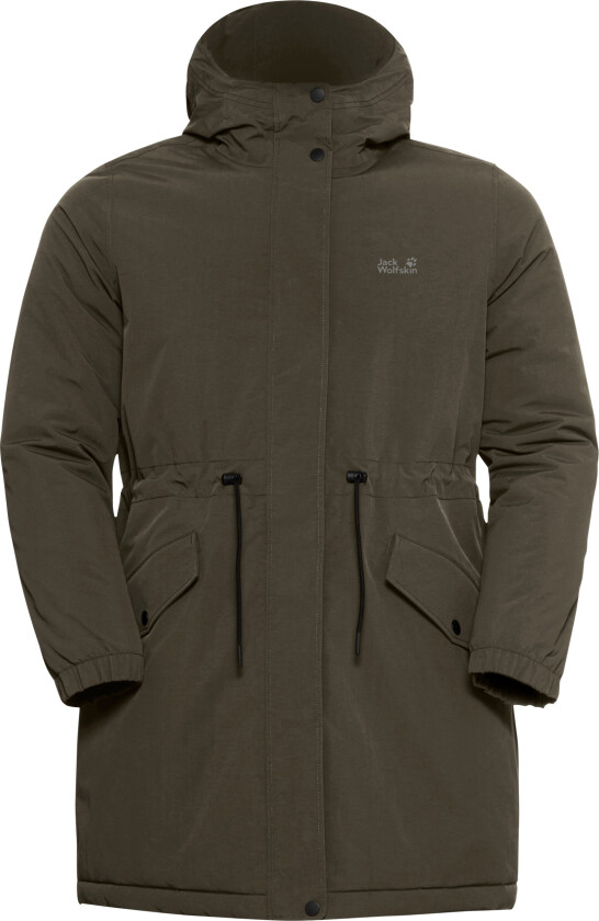 Women's Chilly Frost Parka Obsidian Moss